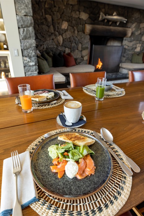 Enjoy breakfast with locally sourced ingredients and coffee